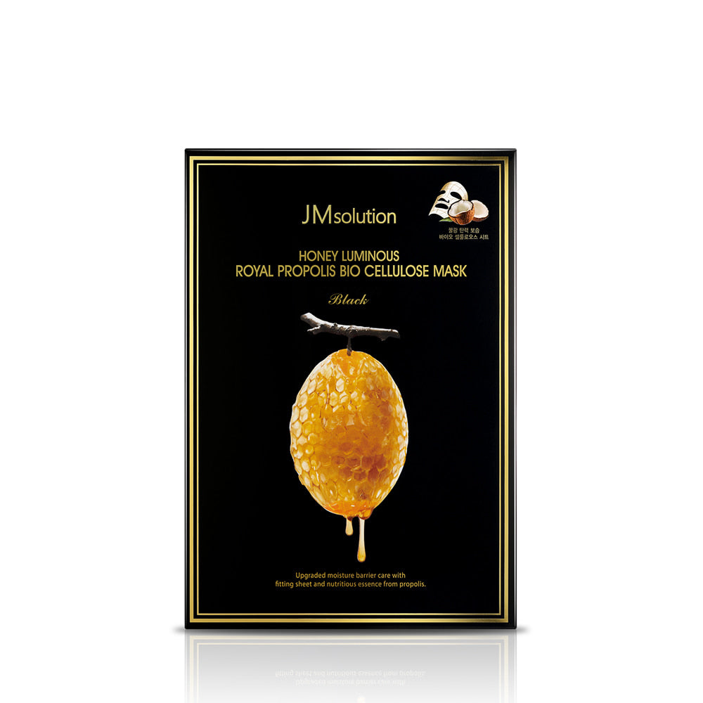 JM Solution Honey Luminous Royal Propolis Mask - 1 Box of 10 Sheets 韩国肌司研蜂蜜补水保湿面膜
